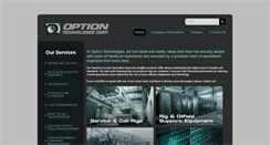 Desktop Screenshot of optionindustriesinc.com